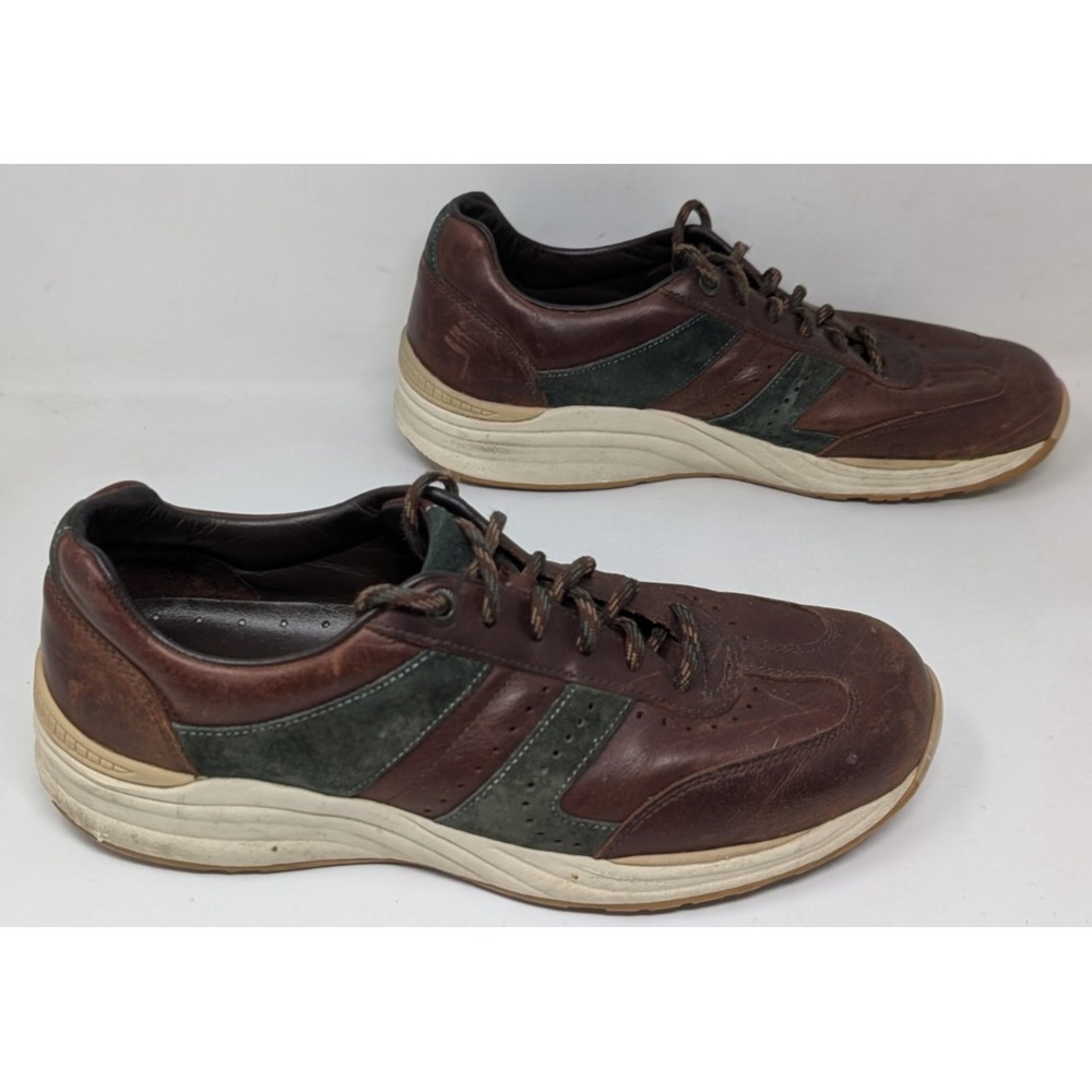 SAS Men's Size 10 M Leather Shoes Sneakers Camino Brown Lace Up
